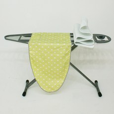 立式熨衣板+圓點圖案燙衣墊 135*50cm, 1個