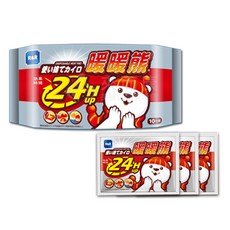 來而康 暖暖熊24小時手握式暖暖包 10片/包 攜帶型 暖暖手 長效型 熱敷 SH-1003, 3個