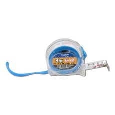 立吉五金 透明捲尺 8米 25mm 文公 (顏色隨機), 1個