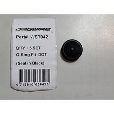 JAGWIRE WST042 PRO DOT礦物油油封替換零件包 黑色 1入 WST043 紅色, 1個, WST042 PRO DOT油封替換零件