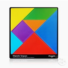 자석칠교퍼즐 학생용 도형학습 창의놀이 150x160mm 도형학습교구 학습퍼즐