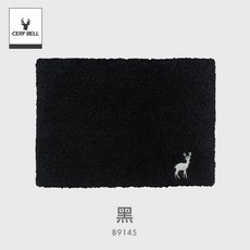 體溫魔術師 麋鹿刺繡絨毛圍脖 秋冬加長保暖脖套 輕便舒適素色頸部保暖, 黑, 1個