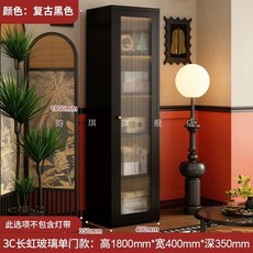 제습함 50L 렌즈 DT055D 보관함, F. 블랙 1.8m 40폭 싱글도어 창홍 유리