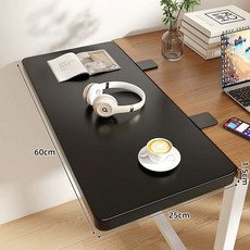 접이식 테이블 확장 보드 선반 책상 무타공 월넛 블랙 다용도 간편 공간 활용 탁자, 1개, 블랙 보드 60 x 25 블랙