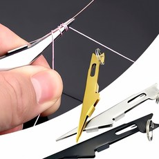 낚시줄매듭기 키링 스틸소재 낚시 도구 케이스 홀더 메탈 악세사리 조작 기법 낚시바늘 관리, 본상품