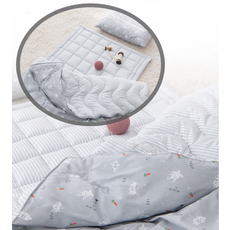 아잠 어린이집낮잠이불 뱀부마이크로 아기이불 세트 캐릭터이불 유아이불, ♤♠2.보들래빗 인디핑크♡♥