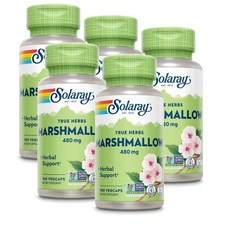 솔라레이 마시멜로우 루트 480 mg SOLARAY Marshmallow Root, 5개, 100정