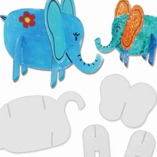 퍼니페이퍼 코끼리 어린이집교구