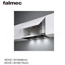 愛琴海廚房＊義大利製Falmec 全隱藏式MOVE / M148(86cm)抽取式油煙機, 86公分