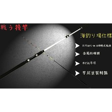 戰鬥豐收筏 海釣場 筏釣 釣竿