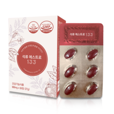 여성갱년기 갱년기석류 석류영양제 국산 석류 에스트로 133 2개 가격에 3개배송, 30정, 30정, 3개