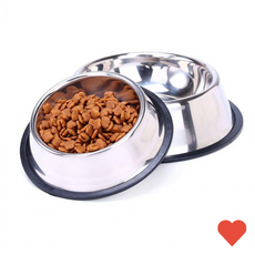 반려동물 식기 스테인리스 애견밥그릇 소형 대형견 심플, XS