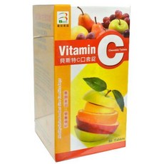 貝斯特 Vitamin C 口含錠 80錠, 1個