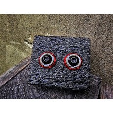 SUYA 立體切削 M6 螺絲 車牌螺絲 (一組2顆), 1個, 黑紅