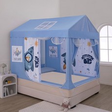 어린이텐트 어린이모기장 인디언텐트 유아텐트, 에비에이터-Back to the bottom  3면 암