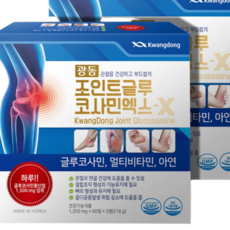 광동생활건강 조인트 글루코사민엑스-X 3개월분 MSM, 180정, 2개