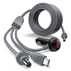 OOWOLF Starlink 미니 케이블 3 in 1 스타링크 자동차 충전기 DC 전원 케이블_161006, OOWOLF Starlink 미니 케이블, 3 in 1