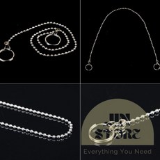 1P 걸이용 체인줄, 체인형(은색줄), 체인형(은색줄), 본상품선택