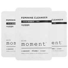 위드모먼트 일회용 여성청결제 3ml 100개 여행용 휴대용 여성 세정제 청결제, 1개