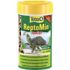 Tetra Reptomin 兩棲爬蟲烏龜條狀飼料, 1個, 亞成龜專用 250ml效期2027.08