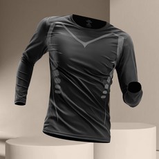 運動服長袖男 訓練緊身上衣 打底春秋新款 長袖健身跑步 籃球運動內衣
