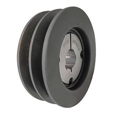 錐套式三角皮帶輪 SPA200, 1個, 黑