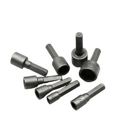 1/2 공압 육각 매화 소켓 렌치 모양 T자형 노즐 도구, A.육각형생크소켓9개세트