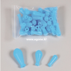 Silicon spoid 실리콘 스포이드 파란색 1ml 고무벌브 국산