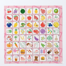 제니미엘 DIY 스텐실 도안 채소 과일 음식 디저트 베이커리 쿠키, 1개