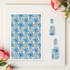 꽃대리석 패턴 폴리머 클레이 수채화 전사지 조각 인쇄 모델링 종이 세라믹 공예 도자기 만들기 도구, 04 MT742