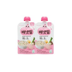 아이배냇 배냇밀 실온이유식 후기 찹쌀닭가슴살부추죽 100g 2개 기저귀가방 여행, 5세트