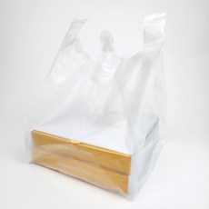 Bongdarinet HDPE披薩袋 特大號, 半透明, 100個