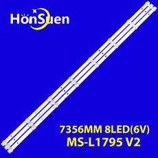 LED 백라이트 MS-L1795 H39D7100E AKTV409TS 40LFA29A LE3918 AKTV390T F40D7300E AKTV408TS 6V SJ.CXD3900402-, [01] 옵션1