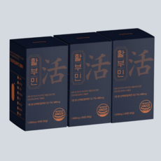 고함량 알부민 활부민 먹는 난백 알부민 단백질 식약청인증, 3박스, 60정