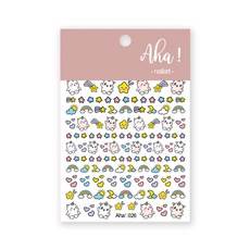 화이트 블룸 반투명 할로우 나비 하트 네일 스티커 프레스 손톱 데칼 스타 문 모양 슬라이더