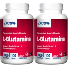 Jarrow FORMULAS 賈羅公式 左旋麩醯胺酸錠 1000mg, 100顆, 2罐