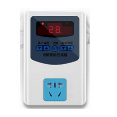 滿讚 LED溫度/定時控制器 冷卻/加熱 魚菜共生, 白色, 1個