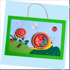 [생활의힘]달팽이 띠아트콘 부조 만들기/4매, 본상품