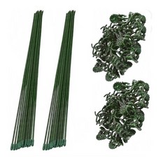 로커스 꽃모양 고정대 철사 지지대 세트 30cm, 1세트