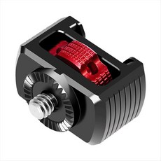 ZHIYUN Weebills Gimbal 1/4인치 퀵 릴리스 마운트와 호환용 조정 가능한 콜드 슈 확장 플레이트 모니터 마이크 비디오 라이트와 호환용, 검은색