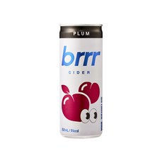 부르르 제로사이다 자두, 250ml, 15개