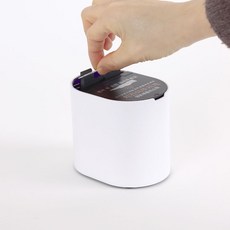 스마트센서 이쑤시개 디스펜서 타원형, 1개, 옐로우