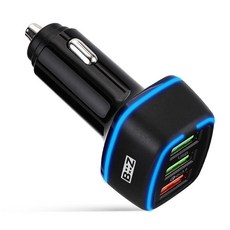 전원장치 QC3.0 자동차용 usb3포트 고속 비즈 충전기 빠른속도 87881ea 1(PC)