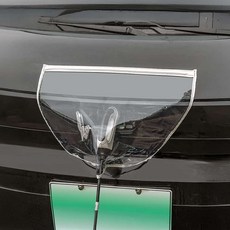 전기차 충전 덮개 감전 자전거 흡착형 자석판 가성비제품 밧데리, 방수커버-삼각투명