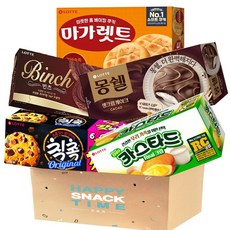 롯데제과 카스타드 오리지널 칙촉 빈츠 마가렛트 몽쉘 생크림 사무실간식 5종 세트, 138g, 1개