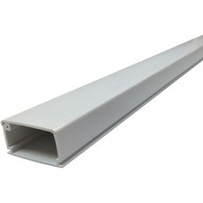 일렉트리덕트 LG1 대형 래칭 표면 케이블 레이웨이 벽선 숨김 및 코드 정리기 5개 x 58인치 스틱 24피트 흰색, 1 x 45" Stick, White