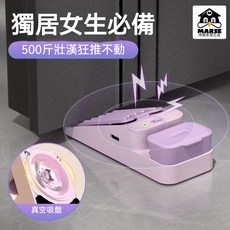 【台灣發貨】吸阻門器便攜式酒店獨居女生必備防盜家用門擋防狼報警 防盜家用阻門器 獨居女生阻門器 多功能阻門器家用門擋, 霞光紫-Pro版,小身材大作用, 1個