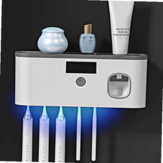 벽걸이 그레이 무선 태양광 칫솔살균기 위생 치솔 59000EA 1EA, 본상품