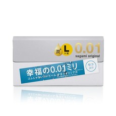 Sagami 相模元祖0.01 極潤裝 PU 保險套, 1個, 0.01極潤款 _加大碼12入