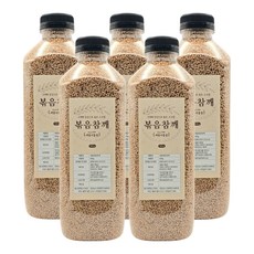 새말기름집 방앗간 고소한 볶음참깨 100% 통참깨, 500g, 5개